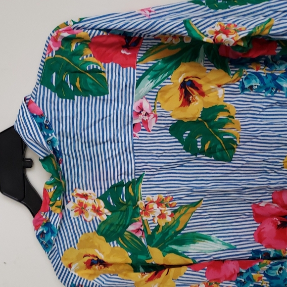 Ruby Rd striped button down shirt - Picture 7 of 7